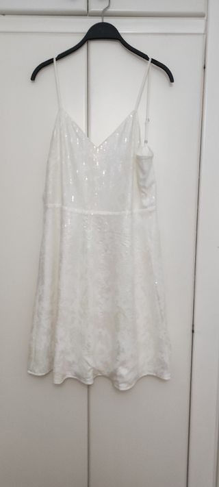 Vestido fiesta holográfico