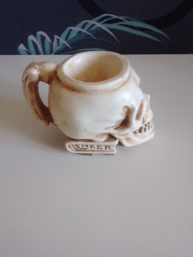 Jarra cráneo antigüedad