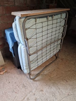 CARBALLO: Cama auxiliar plegable 90cm
