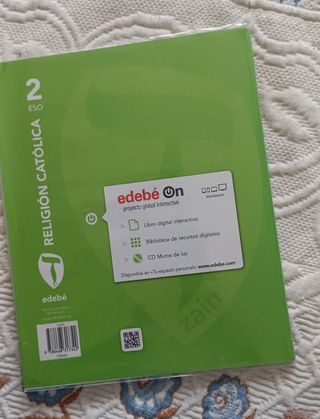 Libro texto religión