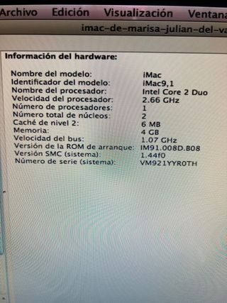 Mac os x  Version 10.5.6 (2009)