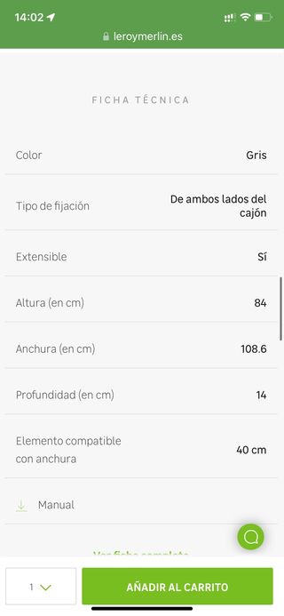 Colgador abatible SPACEO HOME