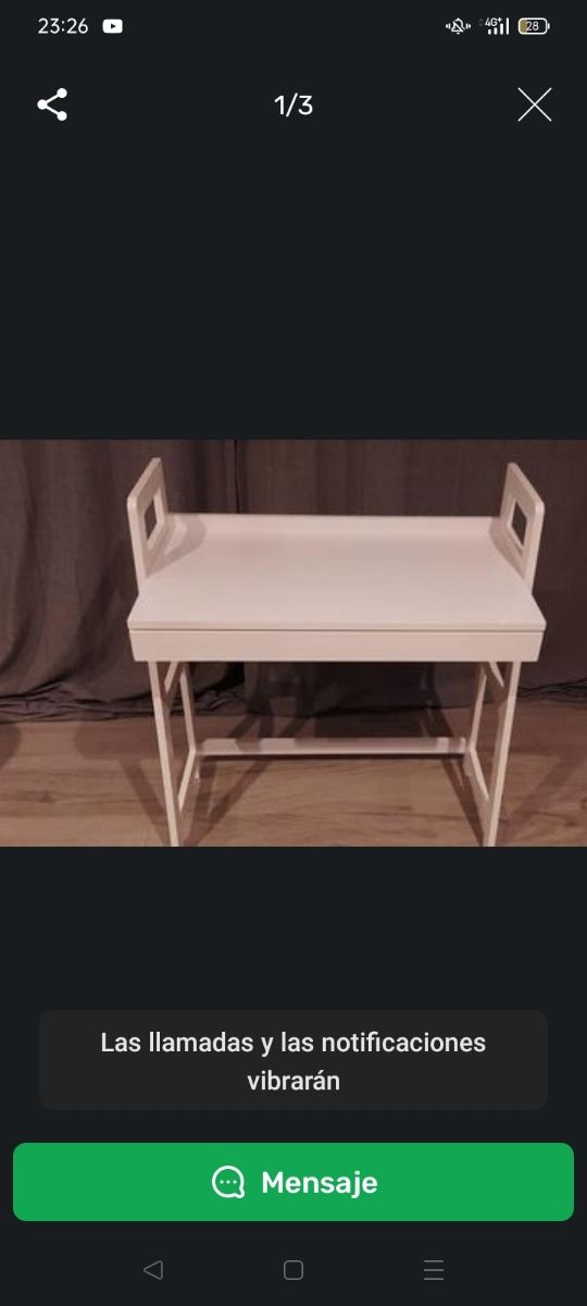 Escritorio/aparador a estrenar.