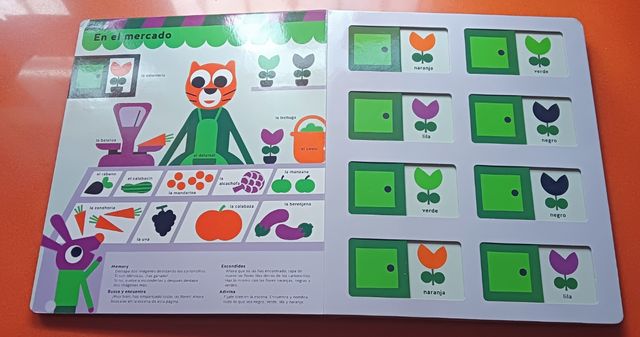 Libro mi primer memory. Los colores. Edit. combel