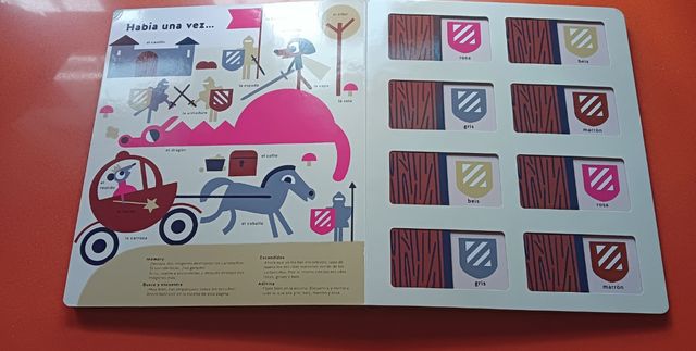 Libro mi primer memory. Los colores. Edit. combel