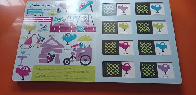 Libro mi primer memory. Los colores. Edit. combel