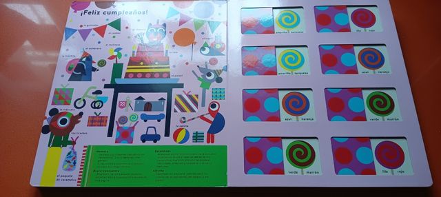 Libro mi primer memory. Los colores. Edit. combel