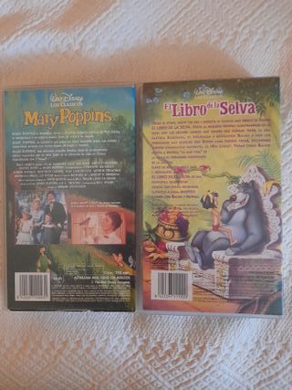 VHS de los clásicos de Walt Disney
