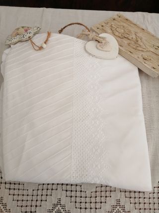colcha de cuna de percal
