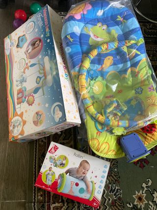 hamaca , carrusel y rodillo multisensorial