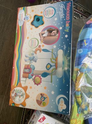 hamaca , carrusel y rodillo multisensorial