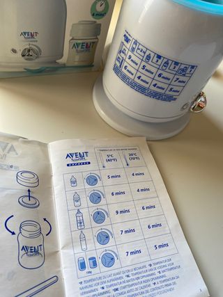 Calienta biberones Avent