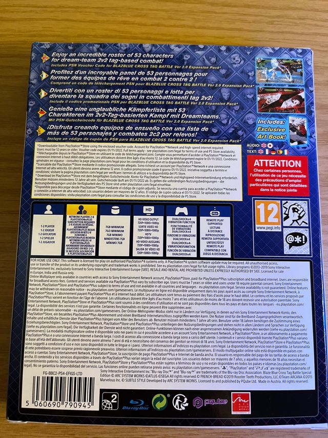 blazblue cross tag battle day one edition ps4