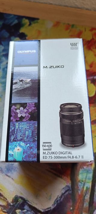 Objetivo Olympus M.Zuiko 75-300 + funda acolchada
