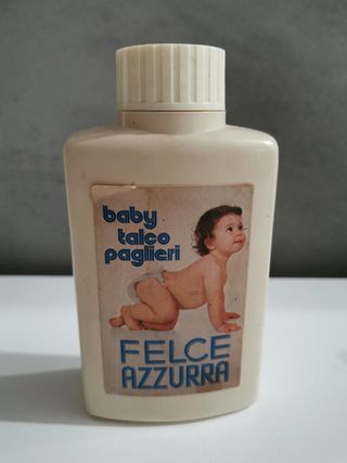 Talco baby Paglieri Felce Azzurra vintag