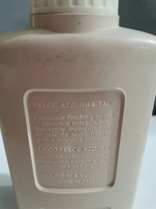 Talco baby Paglieri Felce Azzurra vintag