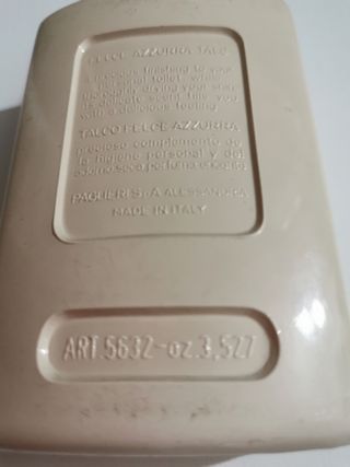 Talco baby Paglieri Felce Azzurra vintag