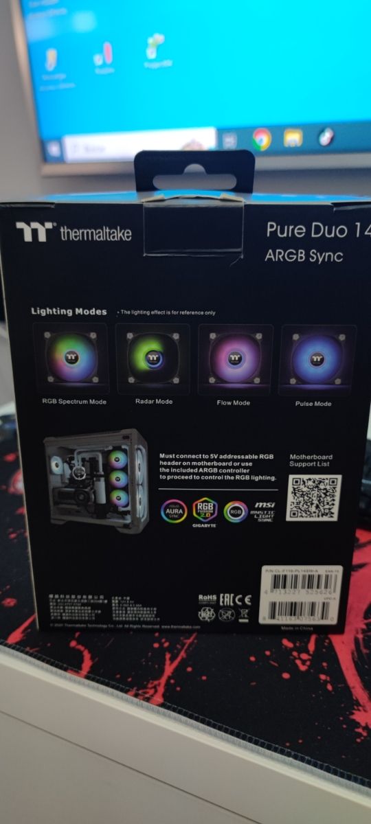Ventiladores thermaltake rgb