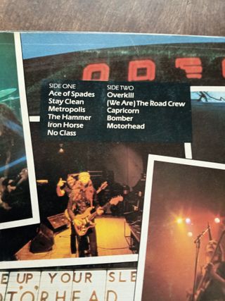 Vinilo LP  MotorHead año 1980