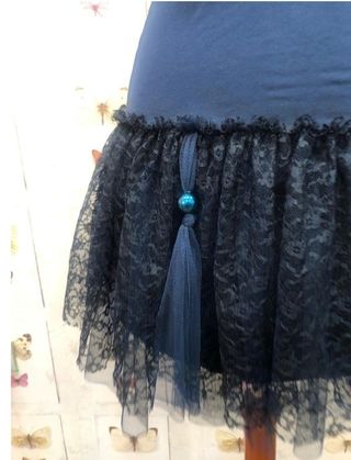 Vestido can can con tull