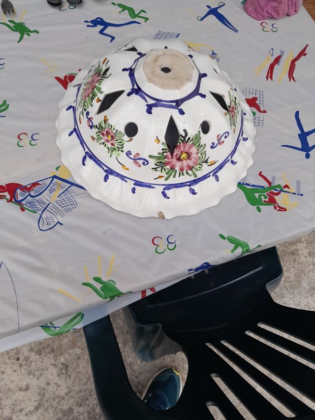 Lámpara de techo de porcelana