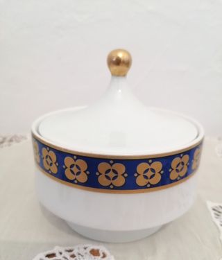 Juego tetera, azucarero y lechera