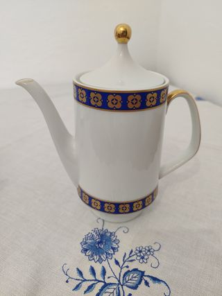 Juego tetera, azucarero y lechera