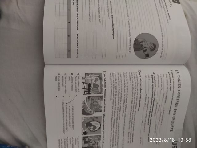 Libro y cuadernillo de francés 4Eso