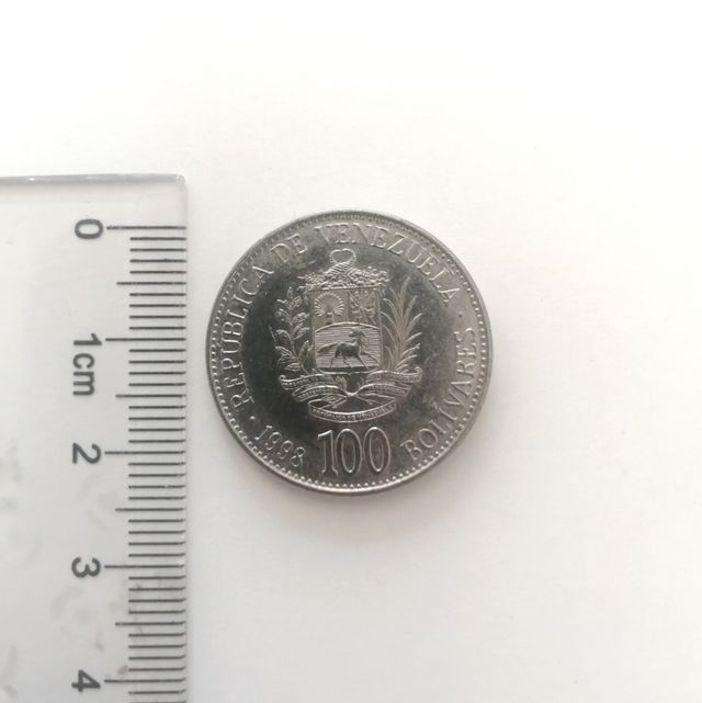 Moneta 100 bolivares, Venezuela, 1998