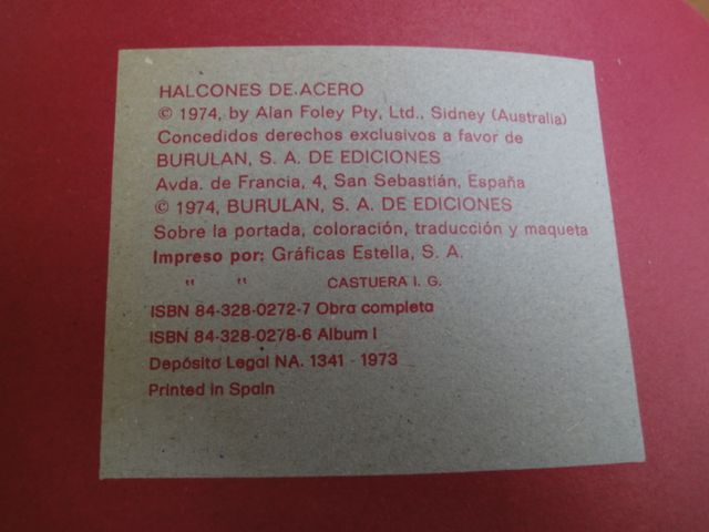 Lote 3 Cómics Halcones de Acero (Burulan, 1974)