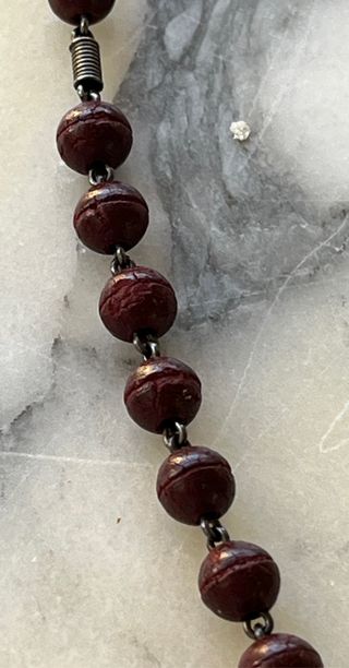 Antiguo rosario de la cartuja de Miraflores