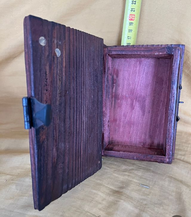 LIBRO CAJA MADERA