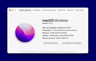 iMac 27 mediados 2011 16GB RAM 512GB SSD