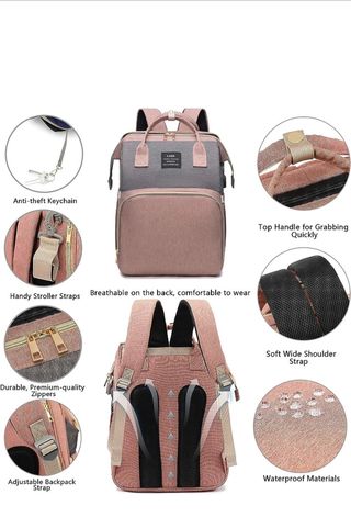 Mochila cambiador carro bebe