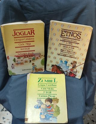 Lote 3 libros EGB Barcanova