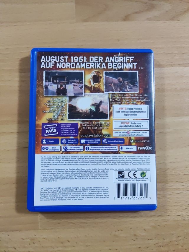 Resistance Burning Skies - PsVita