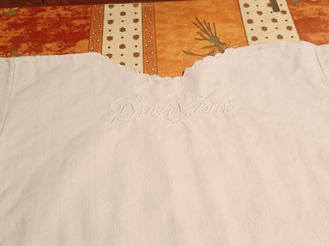 Camicia da notte in canapa anni Trenta