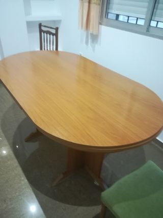 Mesa salón abatible