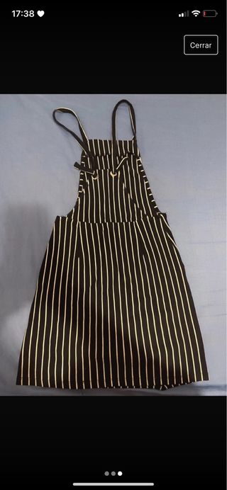 Peto azul marino de rayas