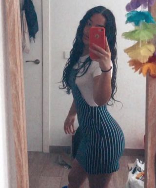 Peto azul marino de rayas