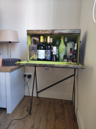 Mueble  bar con encanto retro-vintage