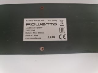 Balanca rowenta desocupar