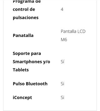 Bicicleta ELIPTICA BH I.CRYSTAL 2.0