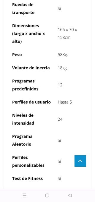 Bicicleta ELIPTICA BH I.CRYSTAL 2.0