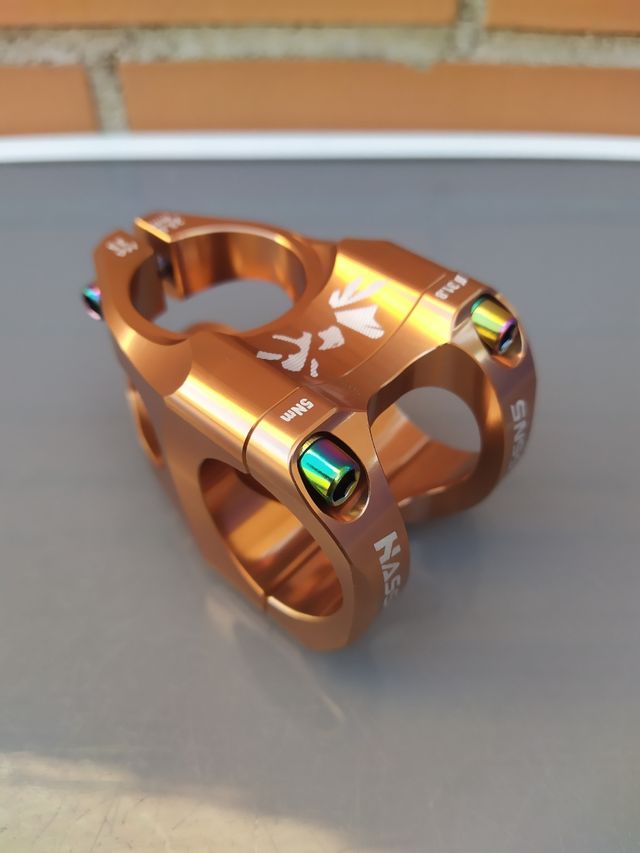 Potencia 31,8x35mm 0° Cobre. Enduro. NUEVA. ENVÍO!