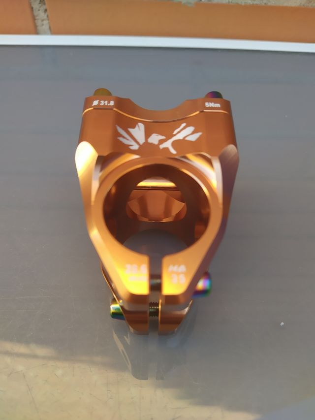 Potencia 31,8x35mm 0° Cobre. Enduro. NUEVA. ENVÍO!