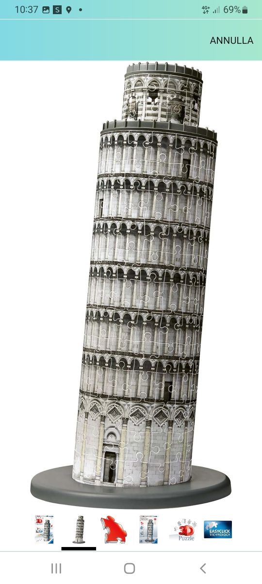 Puzzle 3d Torre di Pisa