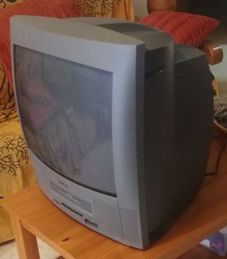 Tv, con video philips 20 pulgadas antigu