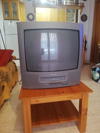 Tv, con video philips 20 pulgadas antigu