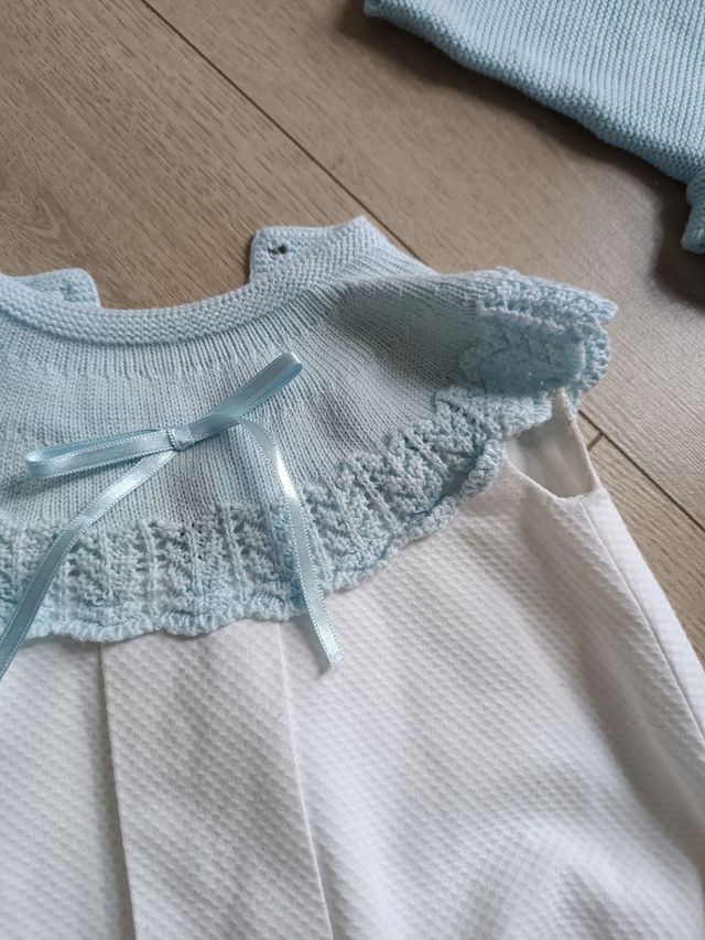 Pelele y chaqueta ceremonia cristianar